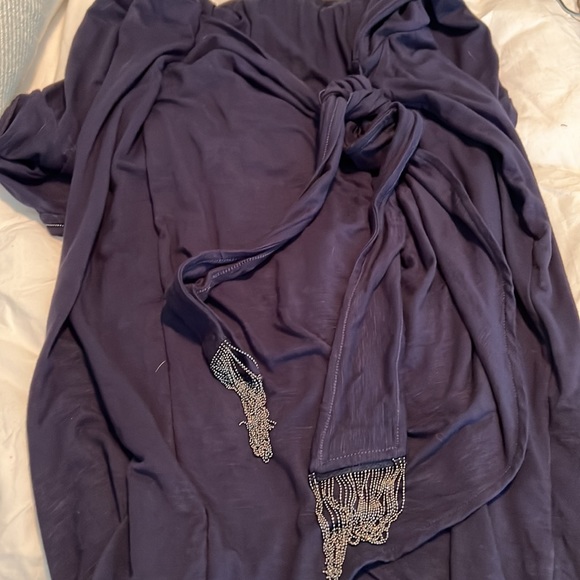WHBM women’s navy blue dress. Bought last year. Wore one time! Brand new! - Picture 4 of 6